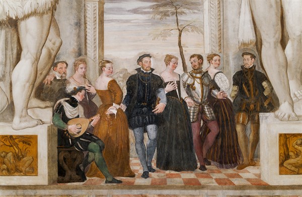 Caldogno, Villa Caldogno, main hall