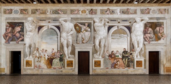 Caldogno, Villa Caldogno, main hall