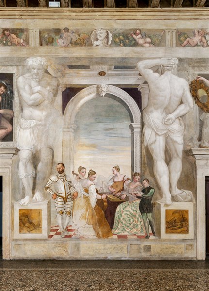Caldogno, Villa Caldogno, main hall