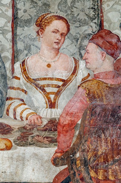 Cavernago, Malpaga Castle or Colleoni Castle, Hall of Honour