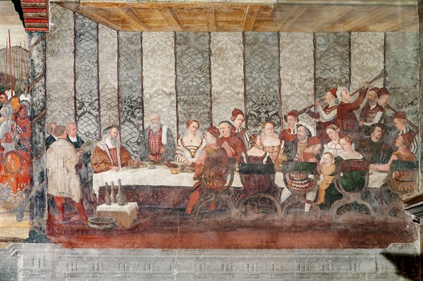 Cavernago, Malpaga Castle or Colleoni Castle, Hall of Honour