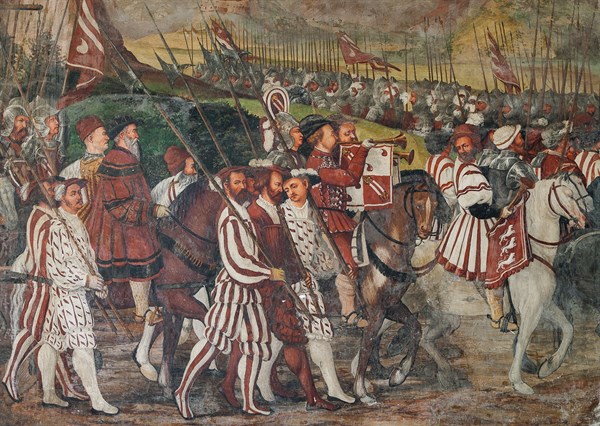 Cavernago, Malpaga Castle or Colleoni Castle, Hall of Honour