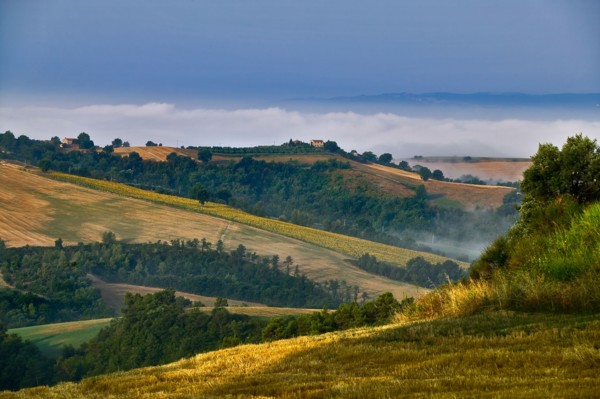 Hills near Saragano, Umbria, Italie