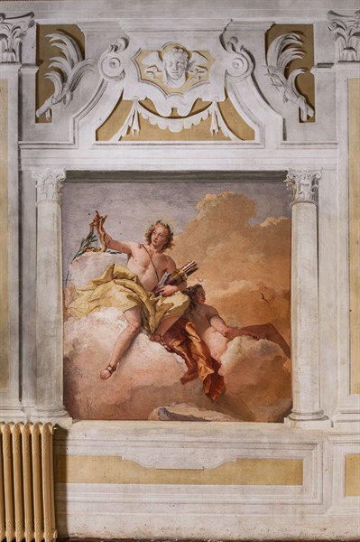 Vicenza, Villa Valmarana ai Nani, Guest Lodgings, the Room  of the Olympus
