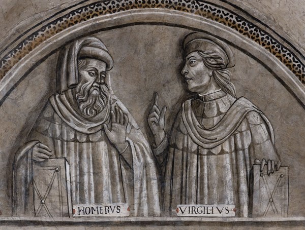 “Portraits of Homer and Virgil”.Orvieto, MODO (Museum of the Opera of the  Duomo of Orvieto)