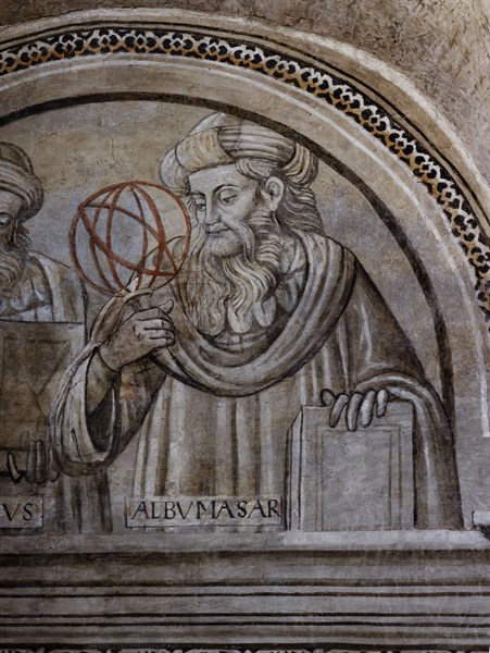 “Portrait of Abu Ma'shar (Albumasar)”. Orvieto, MODO (Museum of the Opera of the  Duomo of Orvieto)