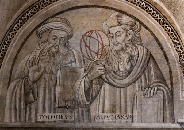 “Portraits of Abu Ma'shar (Albumasar) and Ptolemy”. Orvieto, MODO (Museum of the Opera of the  Duomo of Orvieto)