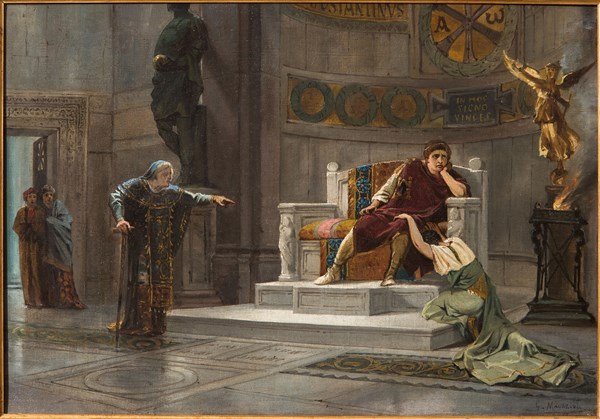 Giovanni Muzzioli (1854-1894), "Costantine and the Slave"