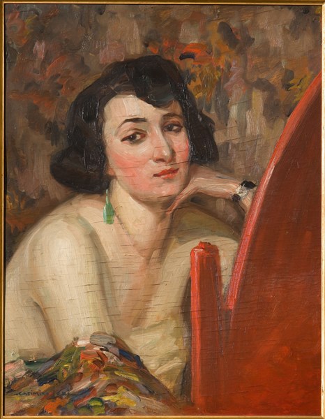 Casimiro Jodi (1886-1948), " Woman at Mirror"