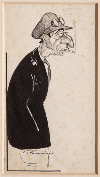 Giovanni Reggianini (1882-1942), " "Chiergato, pilot of the Isotta Fraschini""