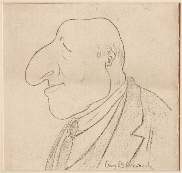 Augusto Baracchi (1878-1942), "Caricature"