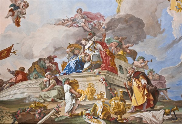 Palazzina di Caccia di Stupinigi (Villa Reale), anticamera nell'appartamento della Regina: