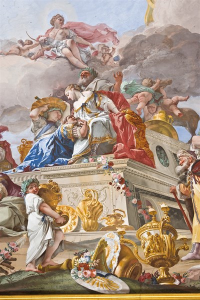 Palazzina di Caccia di Stupinigi (Villa Reale), anticamera nell'appartamento della Regina: