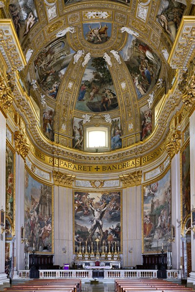 Basilica of St Andrew della Valle: view of the apse