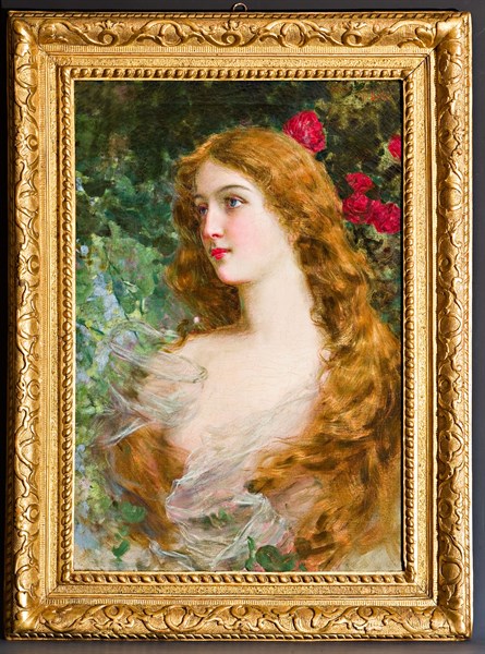 Gaetano Bellei (1857-1922), "Girl's face"