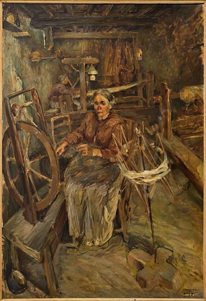 Giovanni Forghieri (1898-1944), "Weaver"