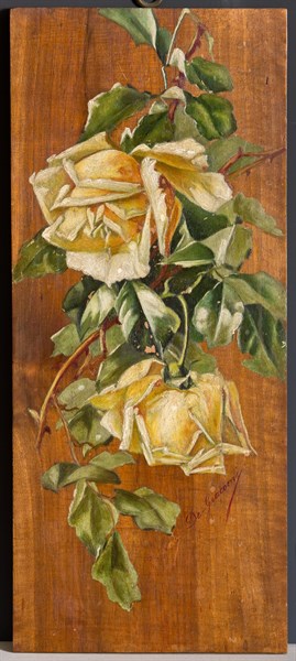 Eugenio De Giacomi, "Yellow Roses"