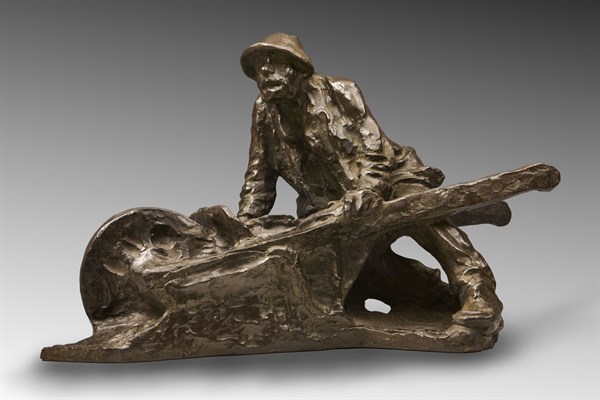 Giuseppe Graziosi, "Man with a  Cart"