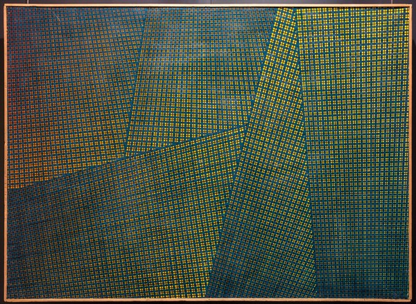 Museo Novecento: "Total Space: simultaneous rhythmic iterative progressions", by Mario Nigro, 1953