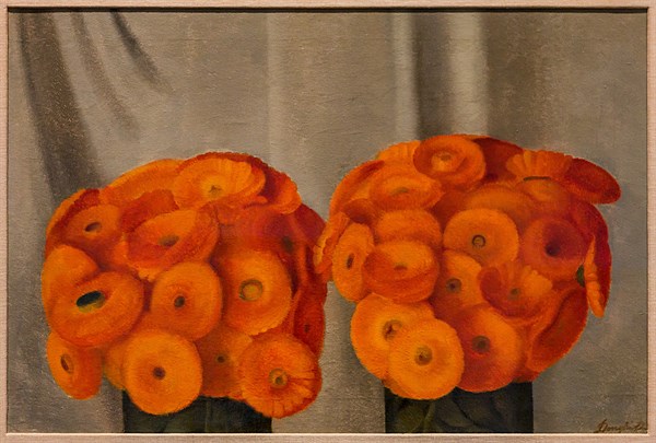 Museo Novecento: "Flowers (Dahlia)", by Antonio Donghi,1923