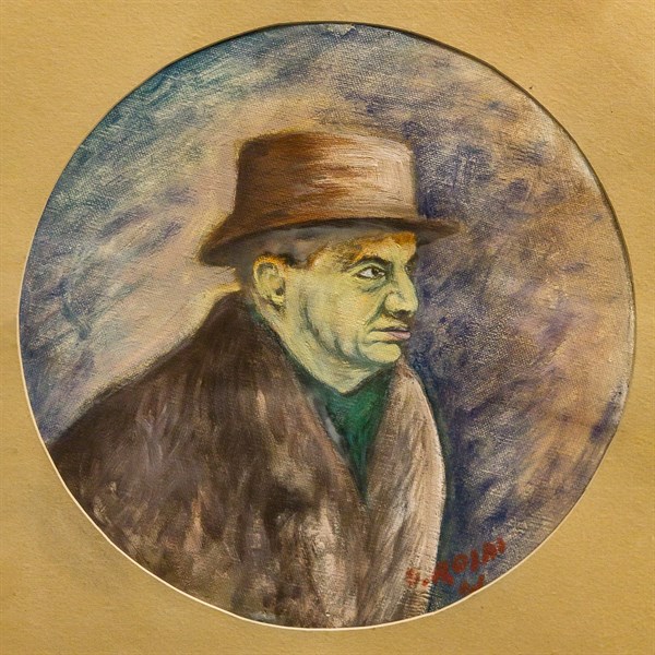 Museo Novecento: "Portrait of  Eugenio Montale"ttone Rosai, 1941
