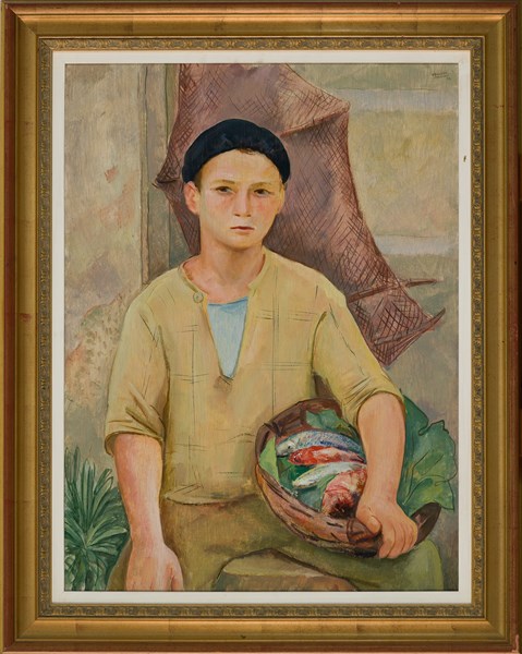 Mario Vellani Marchi (1895-1979): "Burano Fisherman"