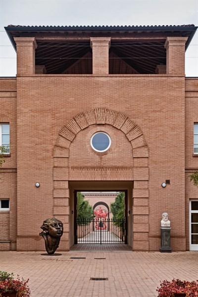 Fontanellato, Labirinto della Masone, by Franco Maria Ricci: the entrance