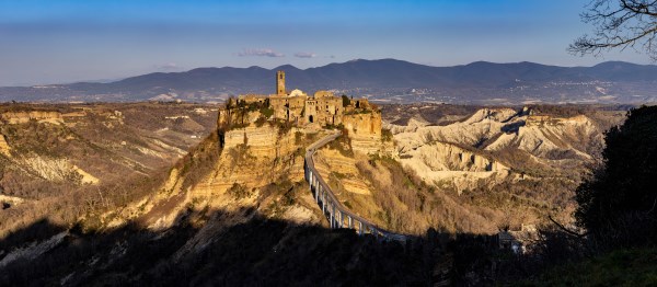 Civita di Bagnoregio: view of the Lazio Hamlet, known as the "dying village"