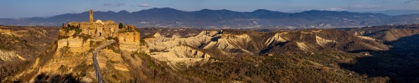 Civita di Bagnoregio: view of the Lazio Hamlet, known as the "dying village"