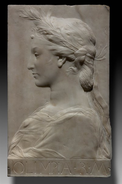 "Olympias, queen of Macedonians", by Desiderio da Settignano