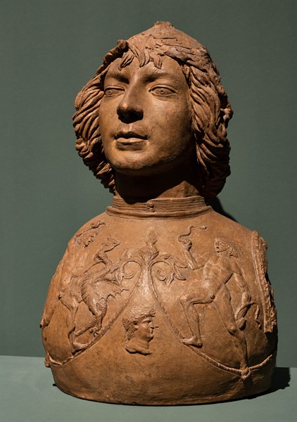 "Ritratto di Lorenzo di Dietisalvi Neroni”, 1475 circa, di Antonio del Pollaiolo (1459), busto in