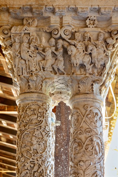 Monreale, Duomo, the cloister of the Benedectine monastery