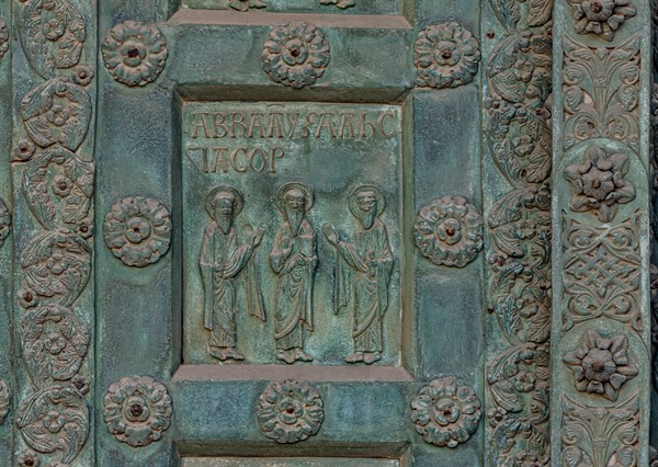Monreale Cathedral, the gate by Bonanno Pisano (1185-6)