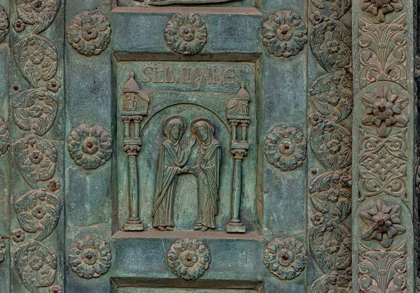 Monreale Cathedral, the gate by Bonanno Pisano (1185-6)