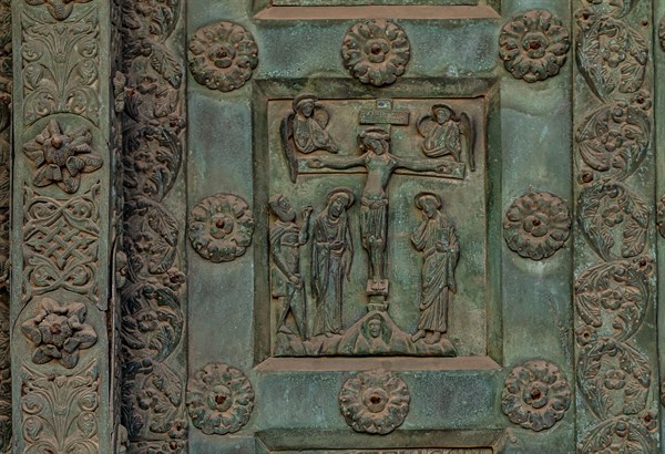 Monreale Cathedral, the gate by Bonanno Pisano (1185-6)