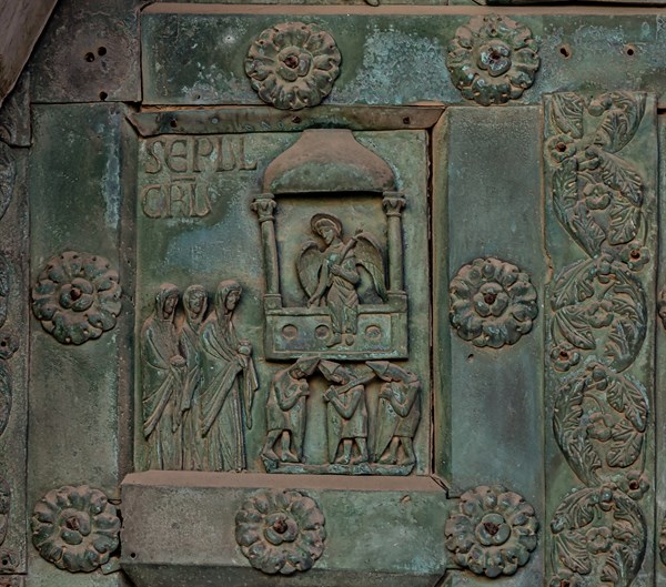 Monreale Cathedral, the gate by Bonanno Pisano (1185-6)