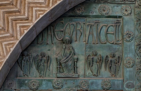 Monreale Cathedral, the gate by Bonanno Pisano (1185-6)