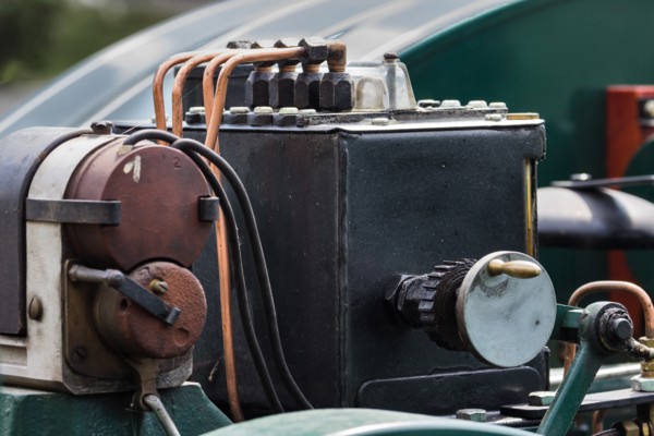 Old tractor. Detail.