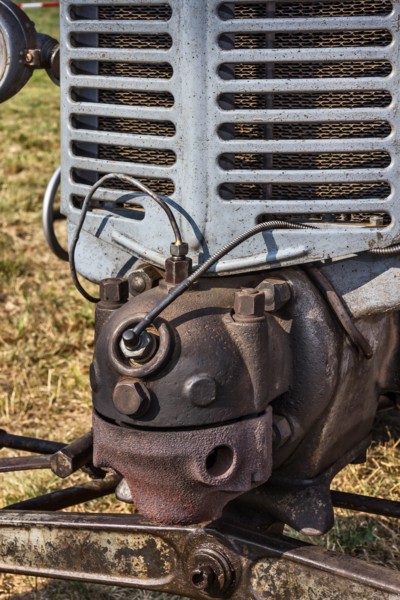 Old Tractor. Detail.