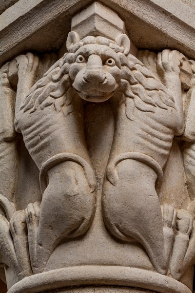 Modena, Ghirlandina Tower, Torresani Hall, west wall