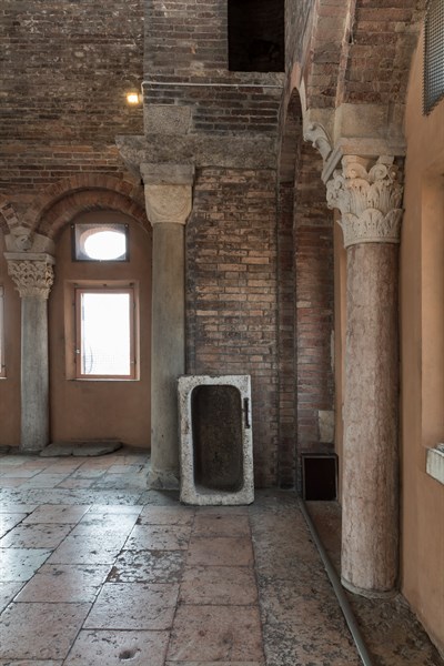 Modena, Ghirlandina Tower, Torresani Hall with works by Campionese Masters, XII - XIII century