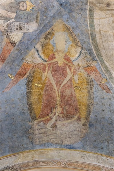 Detail of the vault in the Palazzo dell'Arte dei Giudici e Notai