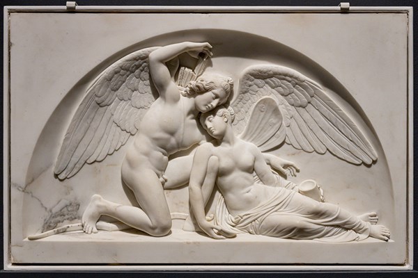 "Cupid awakening Psyche", by Bertel Thorvaldsen