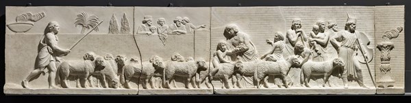 Frieze "The entry of Alexander the Great into Babylon"