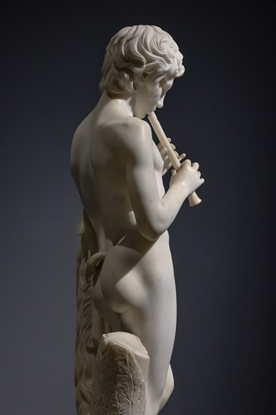 "Faun playing the Flute", by Pietro Tenerani