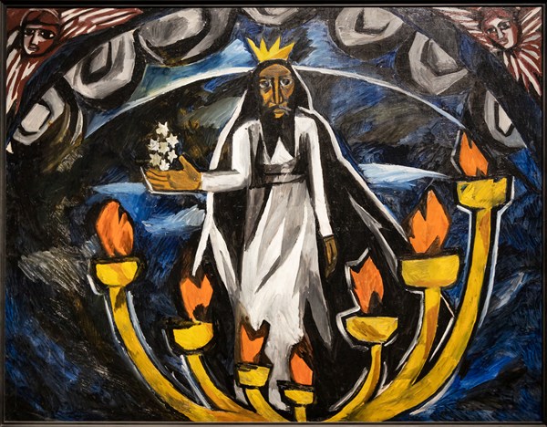Goncharova, 'Old Man with Seven Stars'