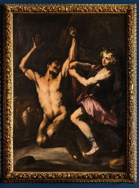 Luca Giordano: 'Apollo skinning Marsyas'