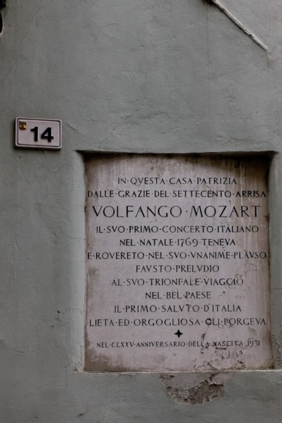 Casa Mozart, Rovereto