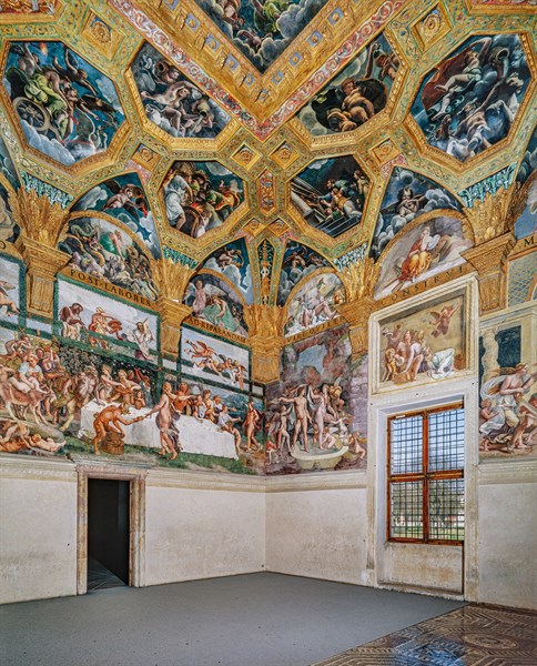 Salon de Psyché du Palais Te à Mantoue
