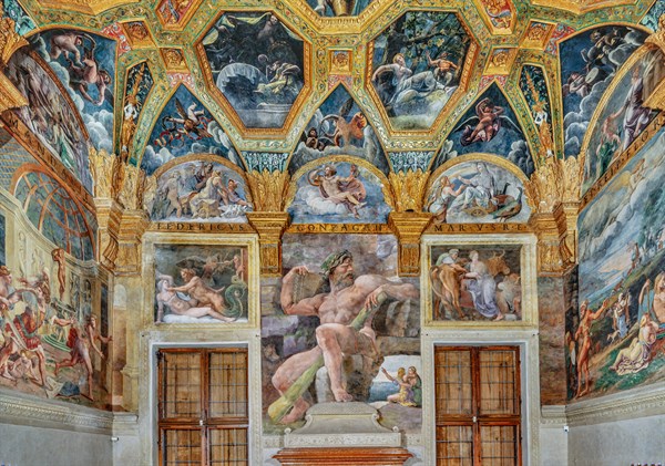 Salon de Psyché du Palais Te à Mantoue